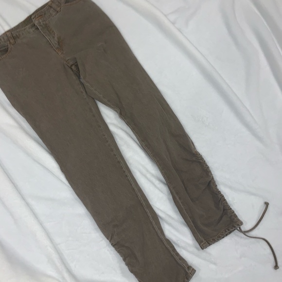 Dark denim jeans with scrunch on bottom - Picture 2 of 2